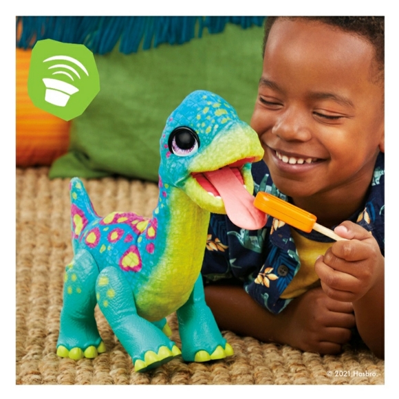 NIB FurReal Friends Snackin' Sam the Bronto - Picture 5 of 5